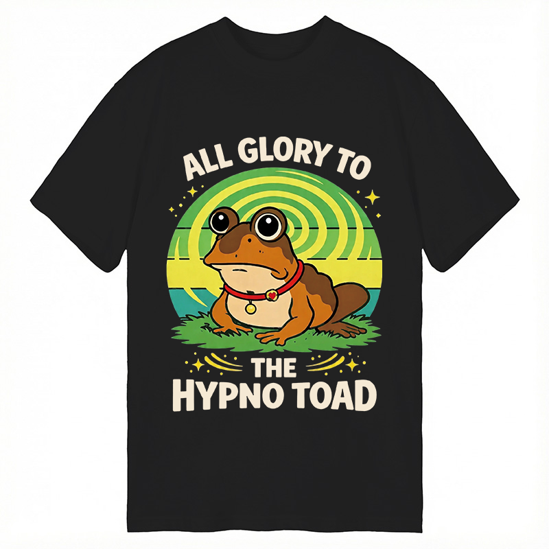 Modecanvas Funny All Glory To The Hypno Toad DTG Printing Classic T-Shirt-modecanvas