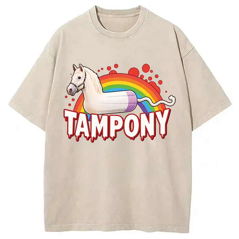 Modecanvas Tampony DTG Printing Washed T-Shirt