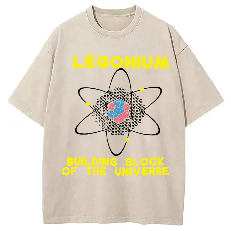 Modecanvas Legonium DTG Printing Washed T-Shirt