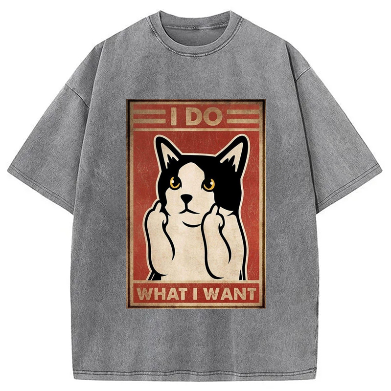 Modecanvas What I What Washed T-Shirt