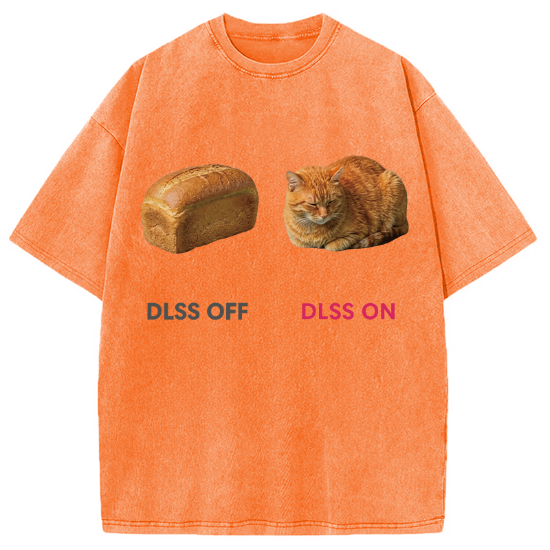 Modecanvas DLSS On Catloaf DTG Printing Washed T-Shirt