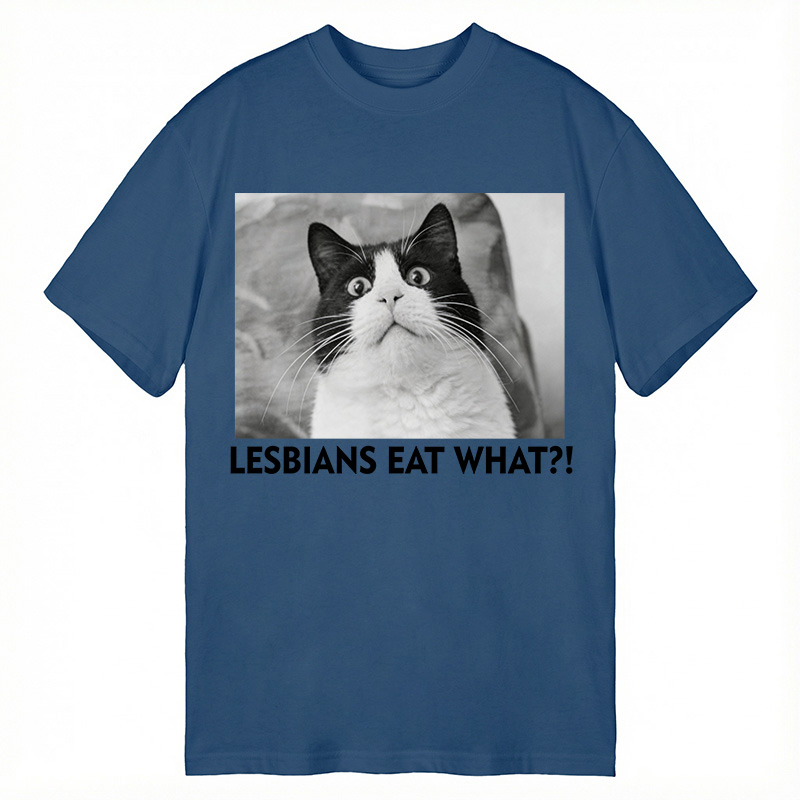 Modecanvas LESBIANS EAT WHAT!? DTG Printing Classic T-Shirt-modecanvas