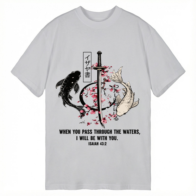 Modecanvas I Will Be With You DTG Printing Classic T-Shirt-modecanvas