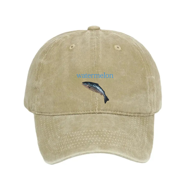 Modecanvas Watermelon Fish Washed Cap-modecanvas