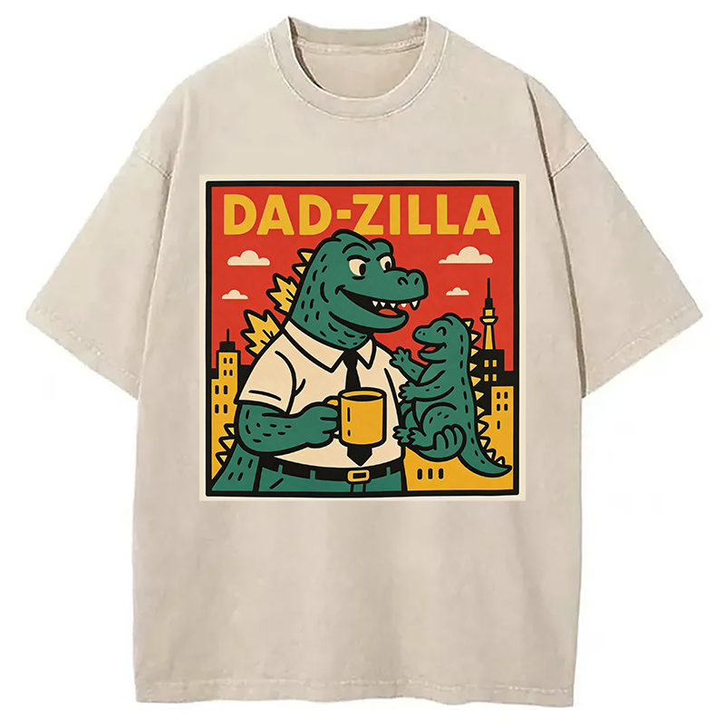 Modecanvas Dadzilla DTG Printing Washed T-Shirt