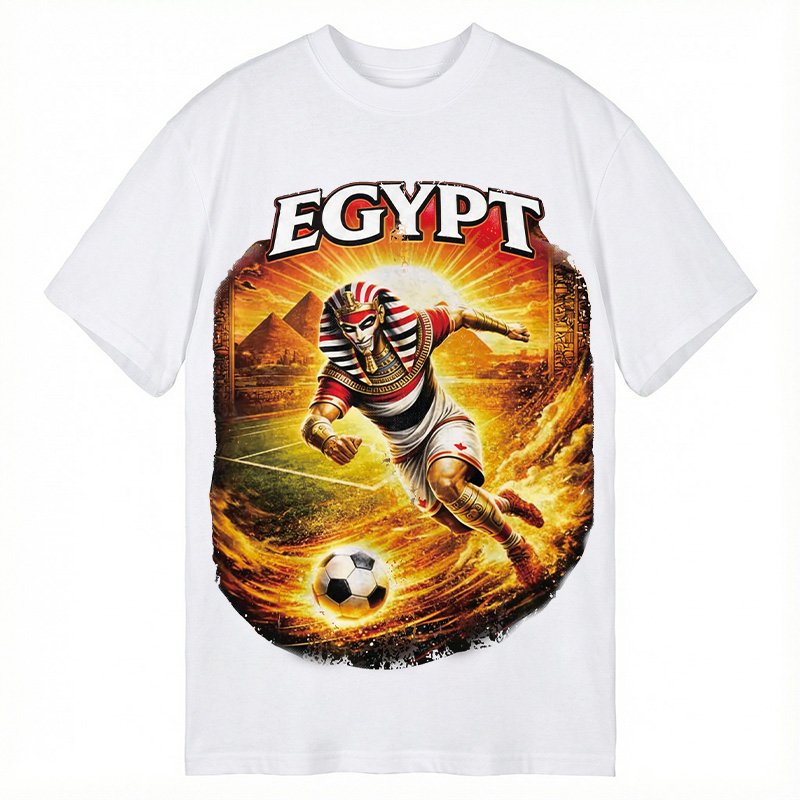 Modecanvas Egypt Soccer DTG Printing Classic T-Shirt-modecanvas