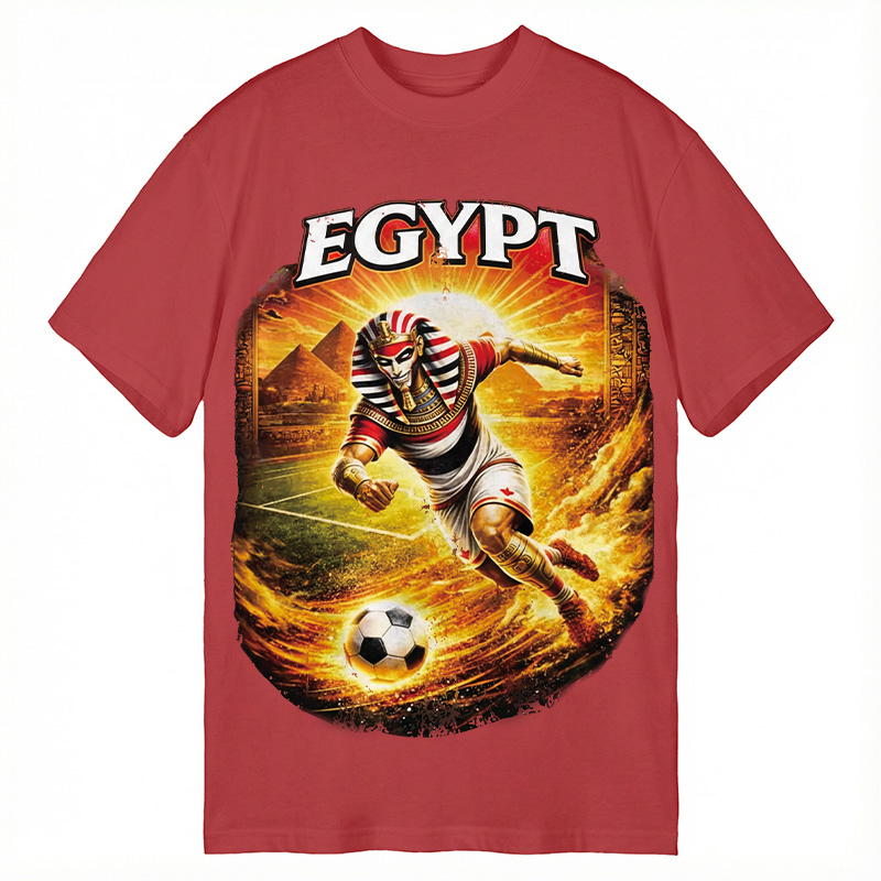 Modecanvas Egypt Soccer DTG Printing Classic T-Shirt-modecanvas