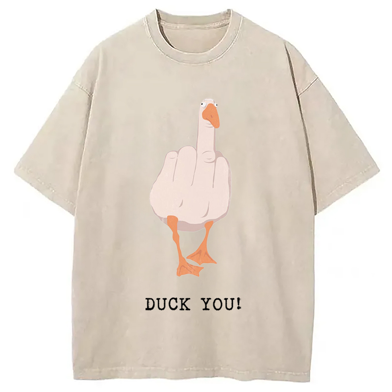 Modecanvas Duck You Washed T-Shirt
