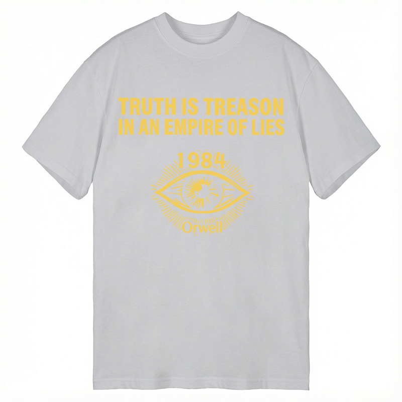 Modecanvas 1984 Orwell DTG Printing Classic T-Shirt-modecanvas