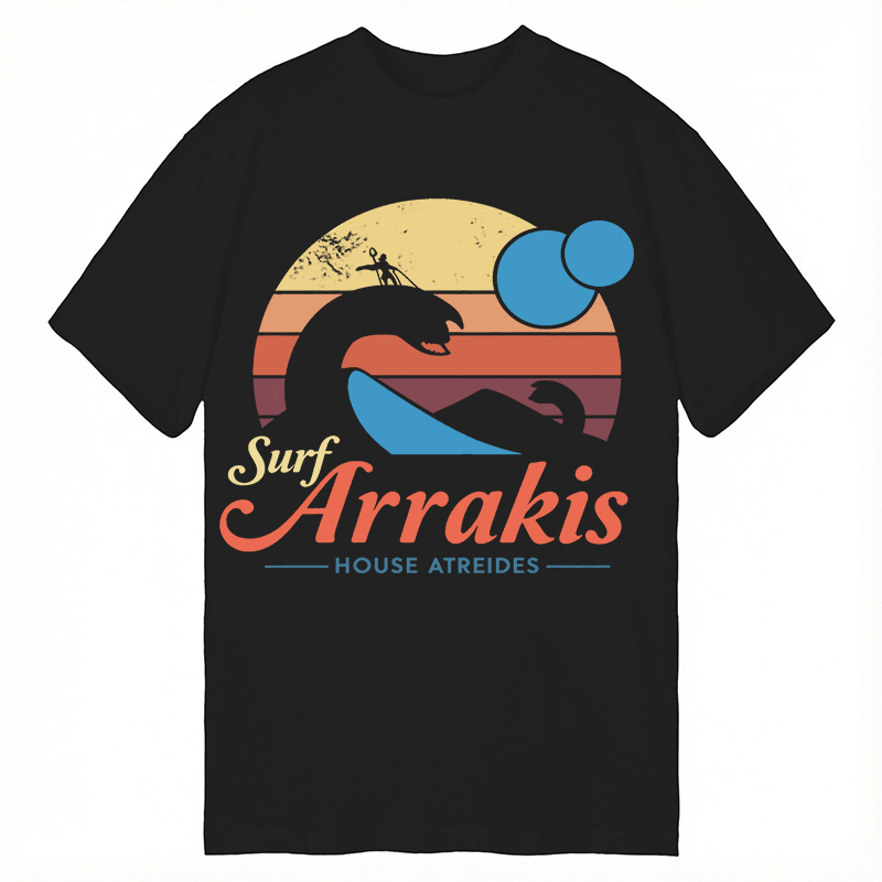 Modecanvas Visit Desert Planet DTG Printing Classic T-Shirt-modecanvas
