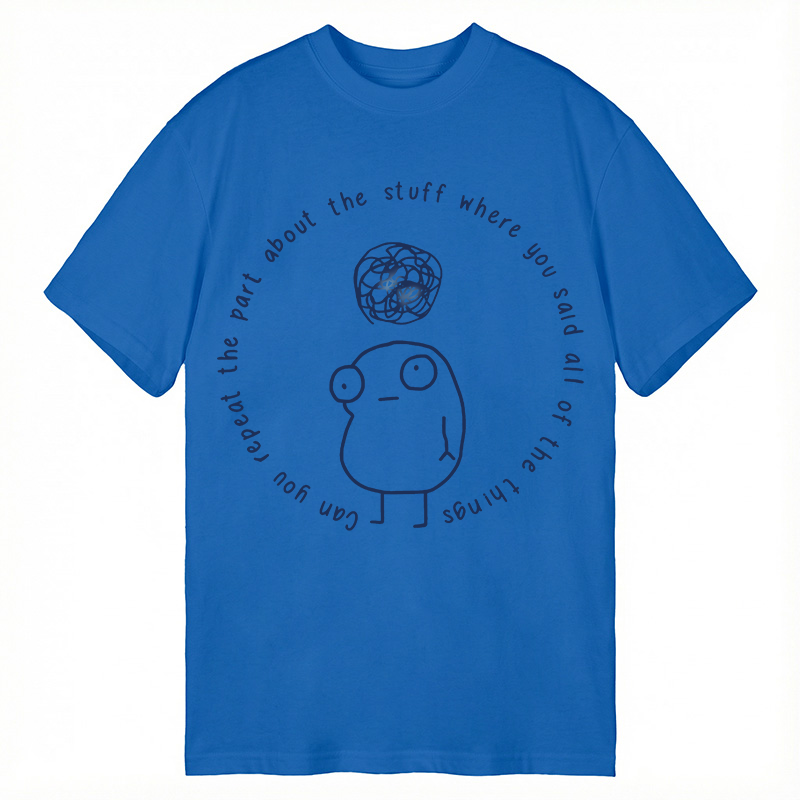 Modecanvas ADHD Humor Meme DTG Printing Classic T-Shirt-modecanvas