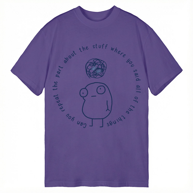 Modecanvas ADHD Humor Meme DTG Printing Classic T-Shirt-modecanvas