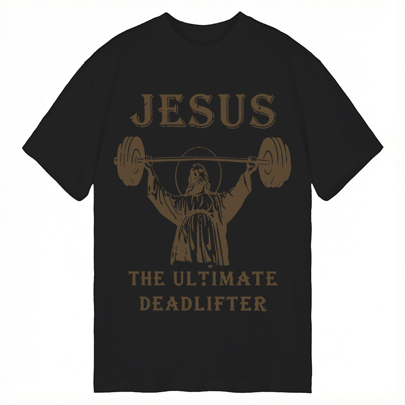 Modecanvas Jesus DTG Printing Classic T-Shirt-modecanvas
