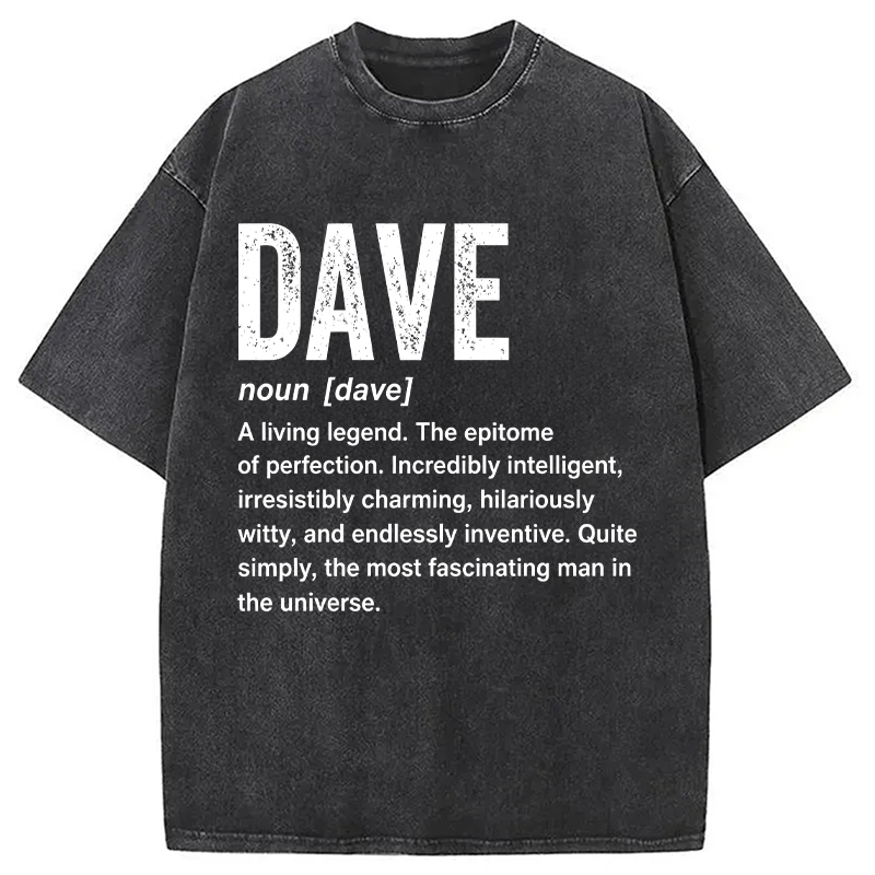 Modecanvas Dave Definition DTG Printing Washed T-Shirt