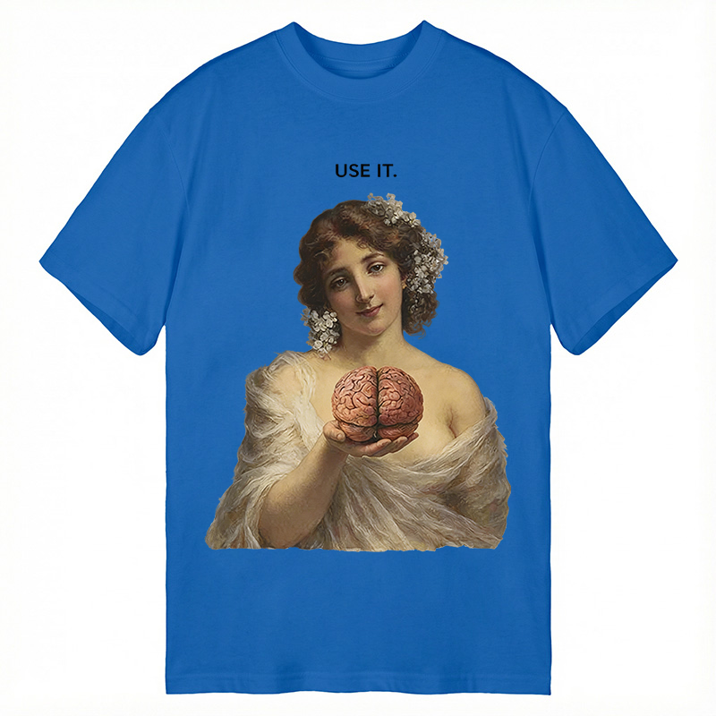 Modecanvas Use Your Brain DTG Printing Classic T-Shirt-modecanvas