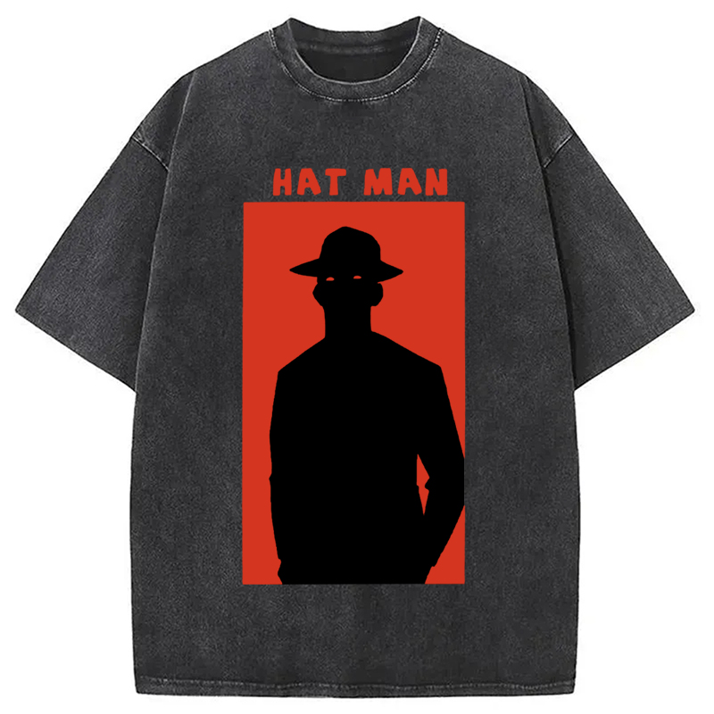 Modecanvas Hat Man Washed T-Shirt