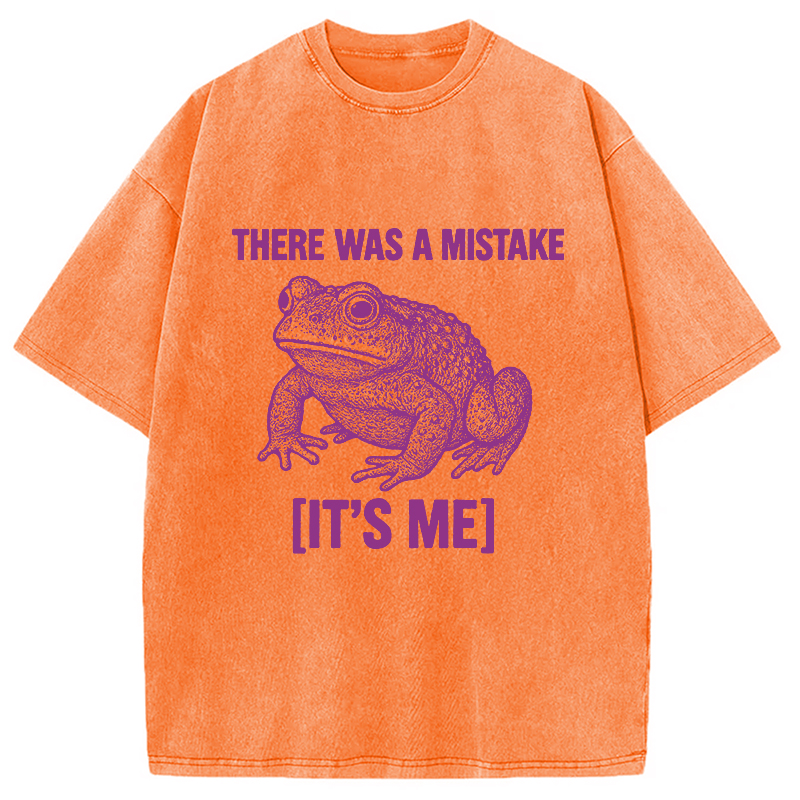 Modecanvas Mistake Frog Washed T-Shirt