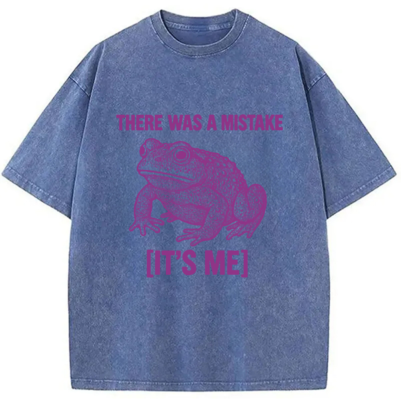 Modecanvas Mistake Frog Washed T-Shirt