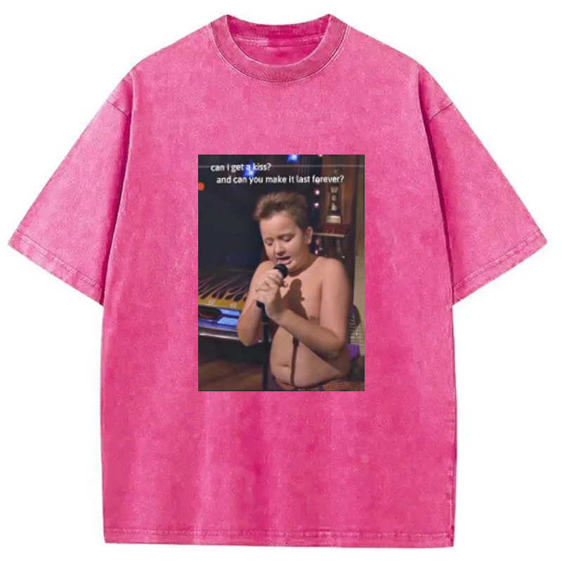Modecanvas Gibby Singing iCarly Washed T-Shirt-modecanvas