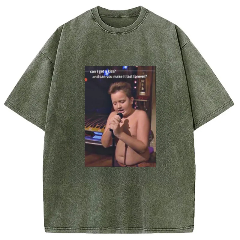 Modecanvas Gibby Singing iCarly Washed T-Shirt-modecanvas
