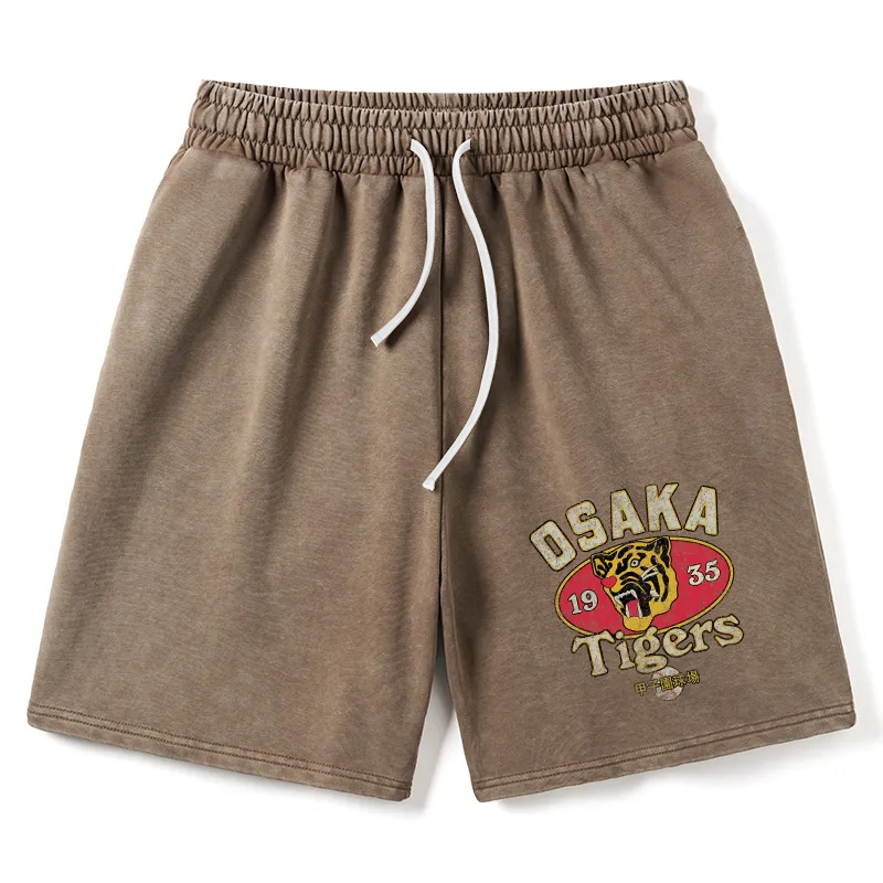Modecanvas Osaka Tigers 1935 Washed Shorts
