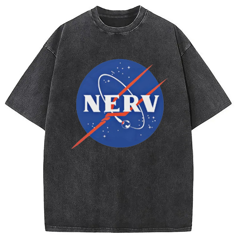 Modecanvas Japanese NERV Washed T-Shirt