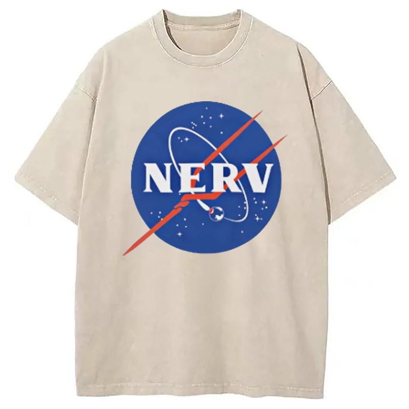 Modecanvas Japanese NERV Washed T-Shirt