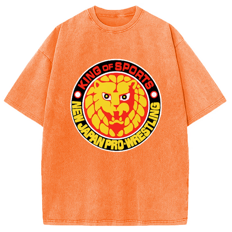 Modecanvas Japan Pro Wrestling Washed T-Shirt