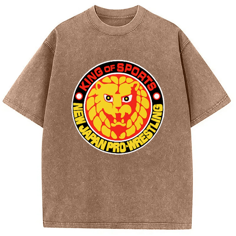 Modecanvas Japan Pro Wrestling Washed T-Shirt