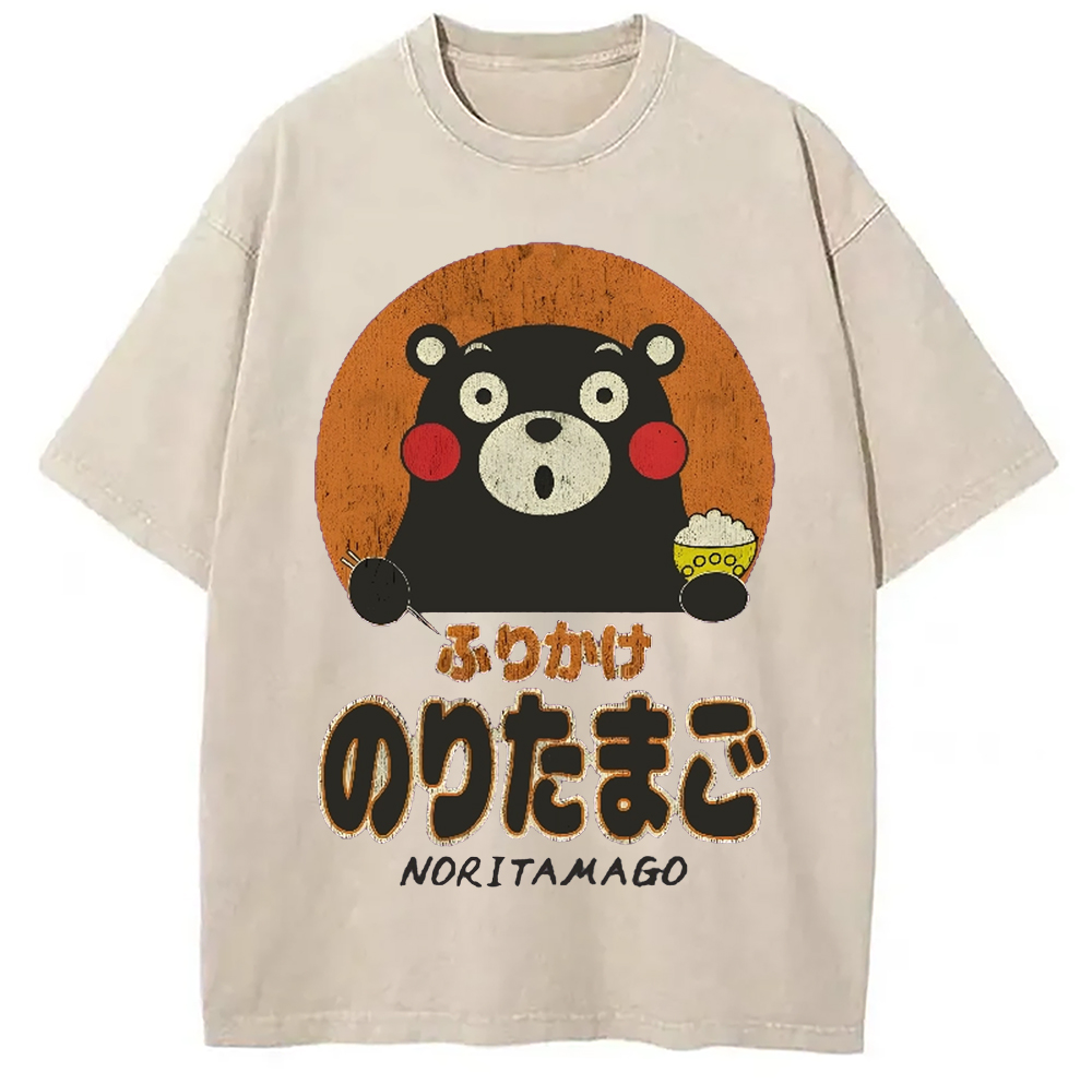 Modecanvas Kumamon Vintage Washed T-Shirt