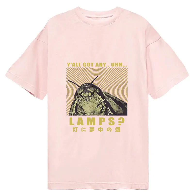 Modecanvas Moth Obsessed With The Light DTG Printing Classic T-Shirt-modecanvas