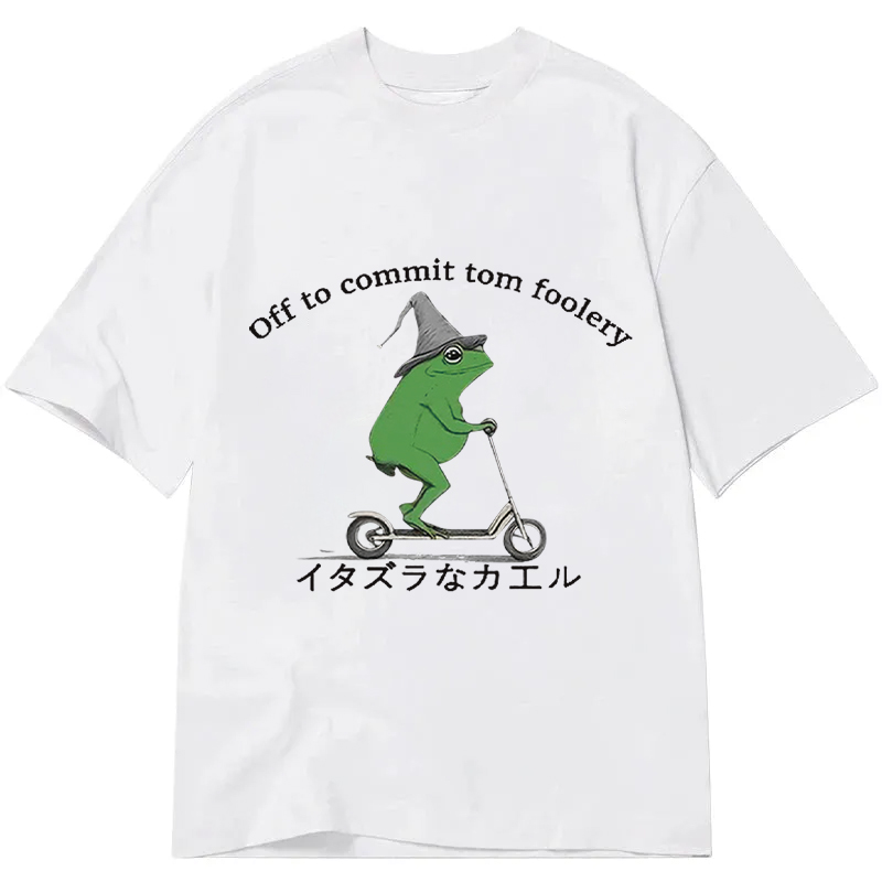 Modecanvas Stupid Frog DTG Printing Classic T-Shirt-modecanvas
