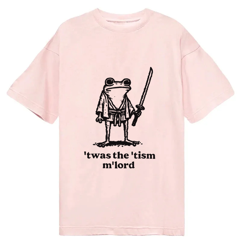 Modecanvas Focused Samurai Frog DTG Printing Classic T-Shirt-modecanvas