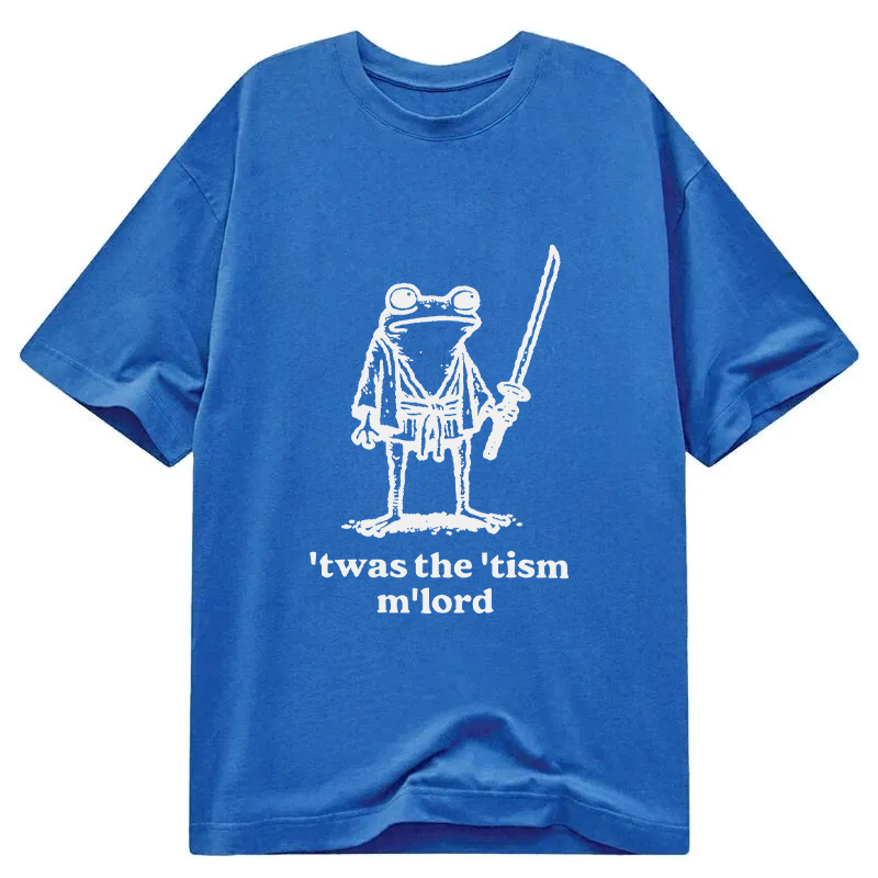 Modecanvas Focused Samurai Frog DTG Printing Classic T-Shirt-modecanvas