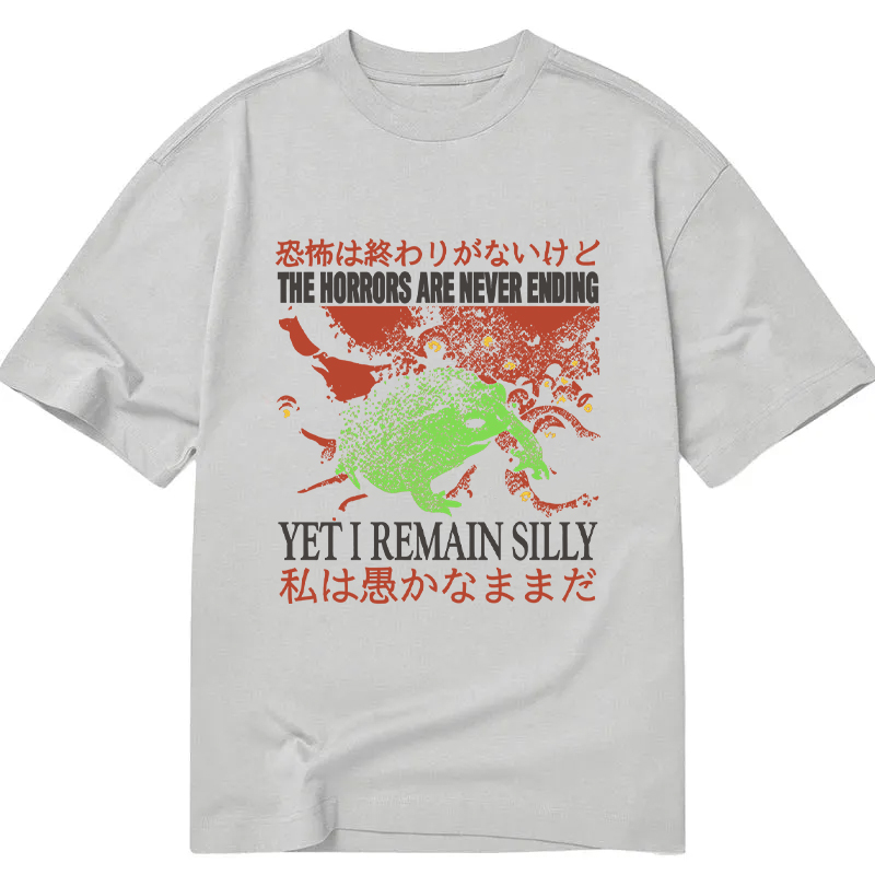 Modecanvas The Horrors are Never Ending DTG Printing Classic T-Shirt-modecanvas