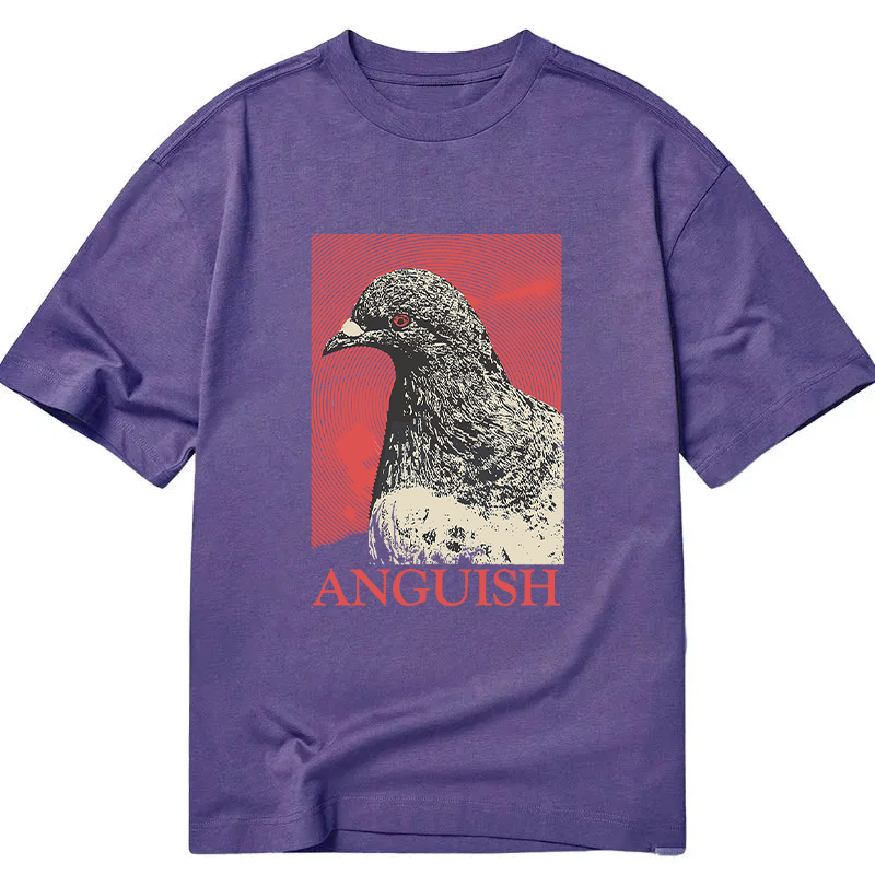 Modecanvas The Weight of Urban Anguish DTG Printing Classic T-Shirt-modecanvas