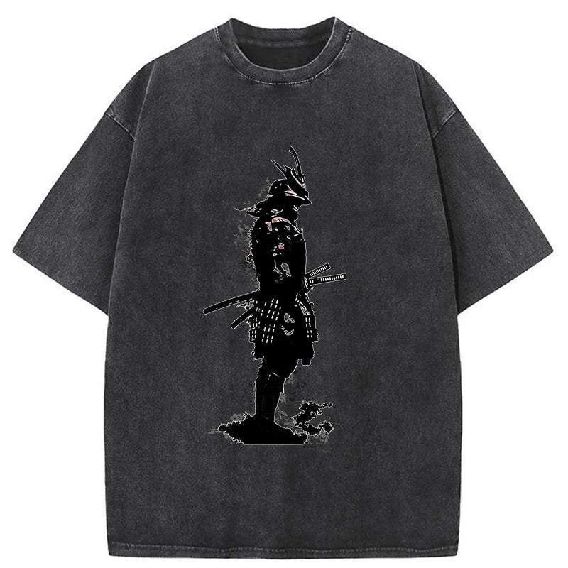 Modecanvas Armored Samurai Samurai Washed T-Shirt