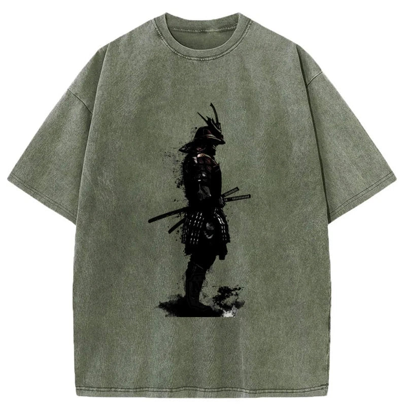 Modecanvas Armored Samurai Samurai Washed T-Shirt
