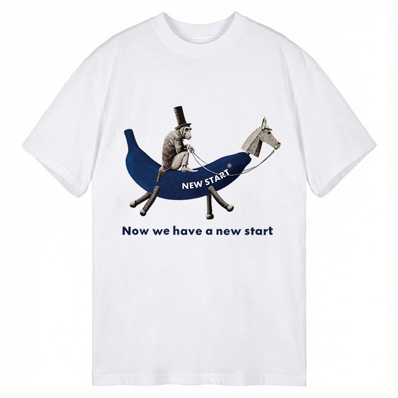Modecanvas Now We Have A Start DTG Printing Classic T-Shirt-modecanvas