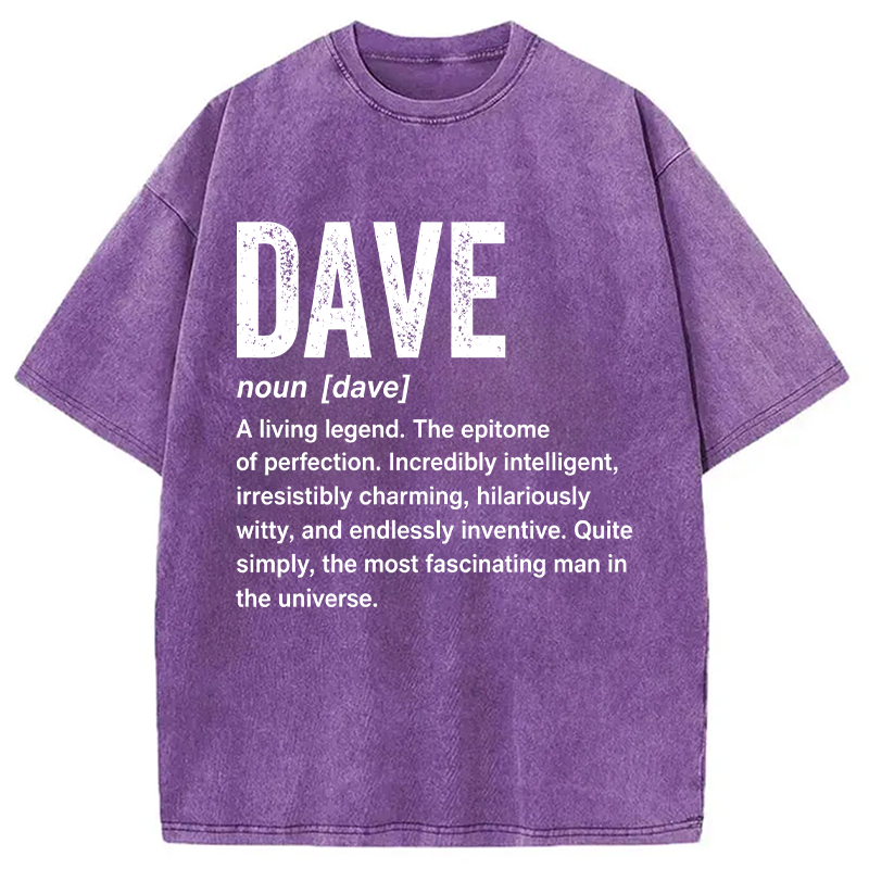 Modecanvas Dave Definition DTG Printing Washed T-Shirt