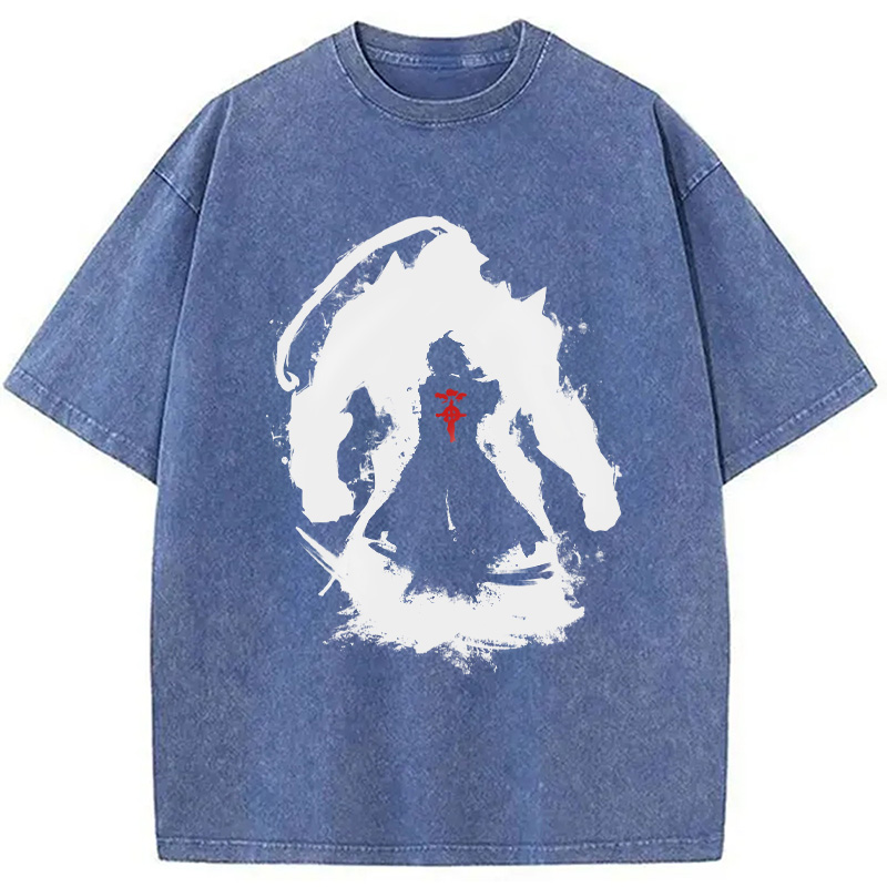 Modecanvas Elric Brothers - FMA Washed T-Shirt