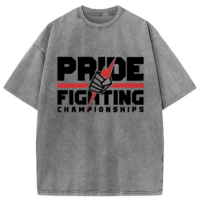 Modecanvas Fighting Competition Washed T-Shirt