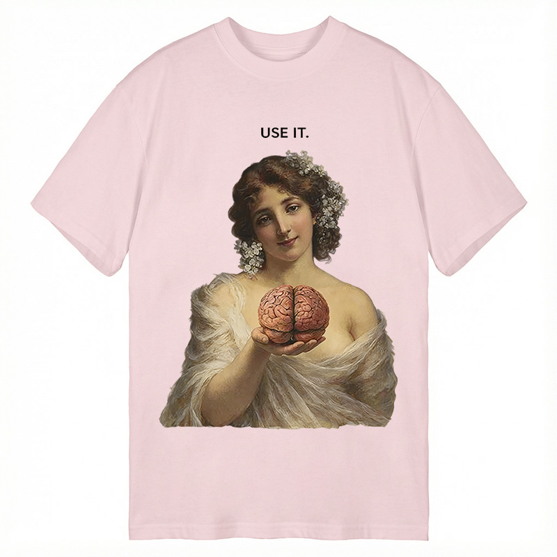 Modecanvas Use Your Brain DTG Printing Classic T-Shirt-modecanvas