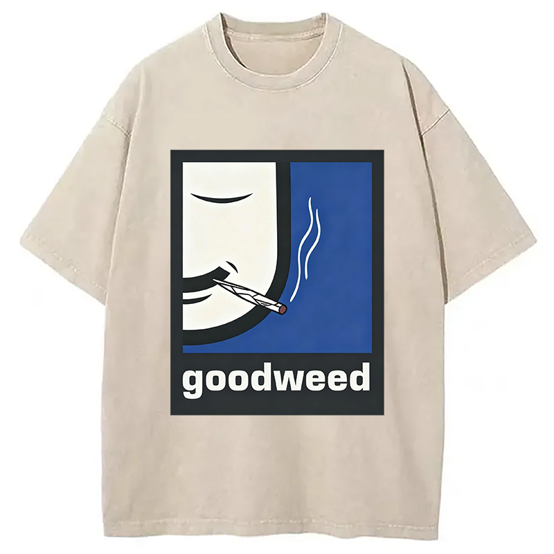 Modecanvas Goodweed DTG Printing Washed T-Shirt