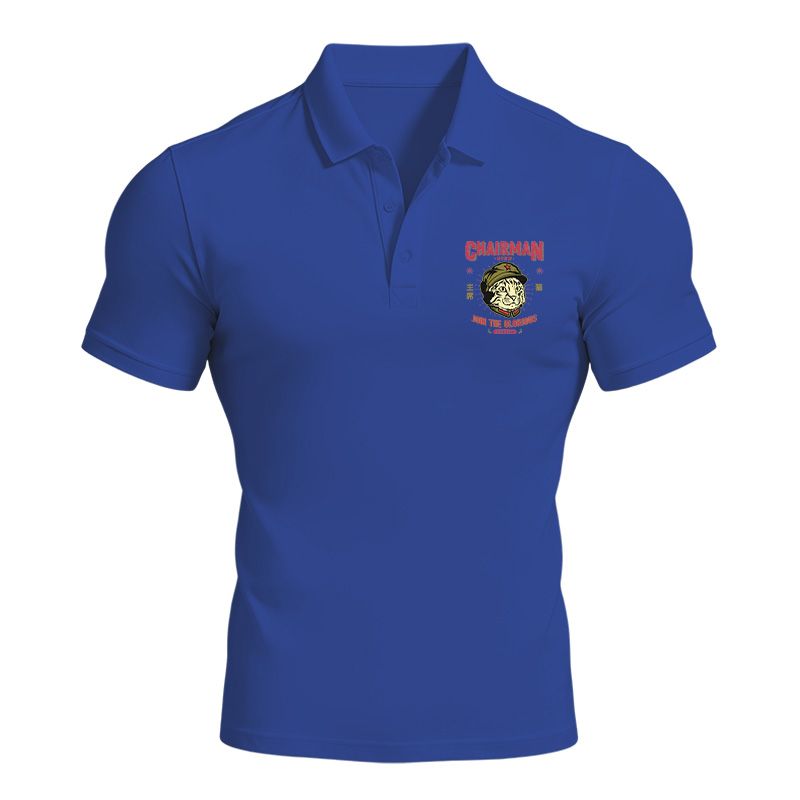 Modecanvas Chairman Meow Polo Shirt