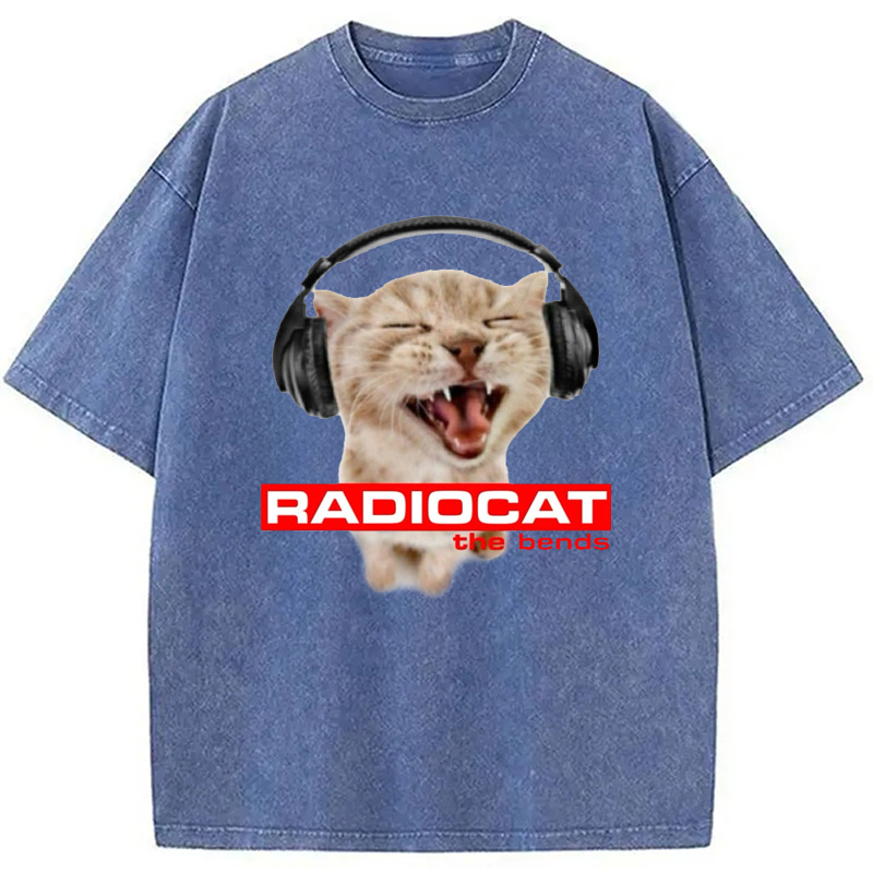 Modecanvas Radiocat The Bends Washed T-Shirt