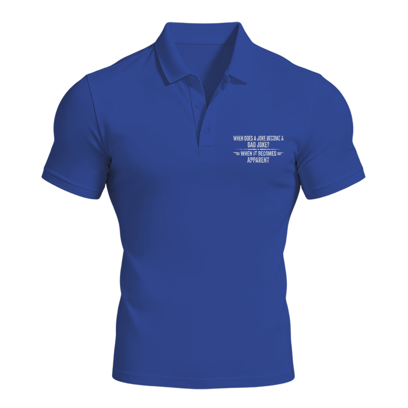Modecanvas Funny Dad Joke Polo Shirt