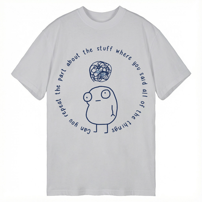 Modecanvas ADHD Humor Meme DTG Printing Classic T-Shirt-modecanvas