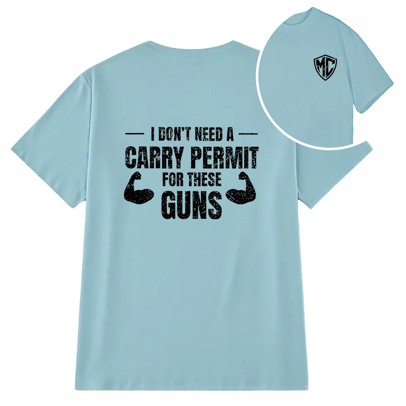 Modecanvas I Don't Need DTG Printing Back Classic T-Shirt