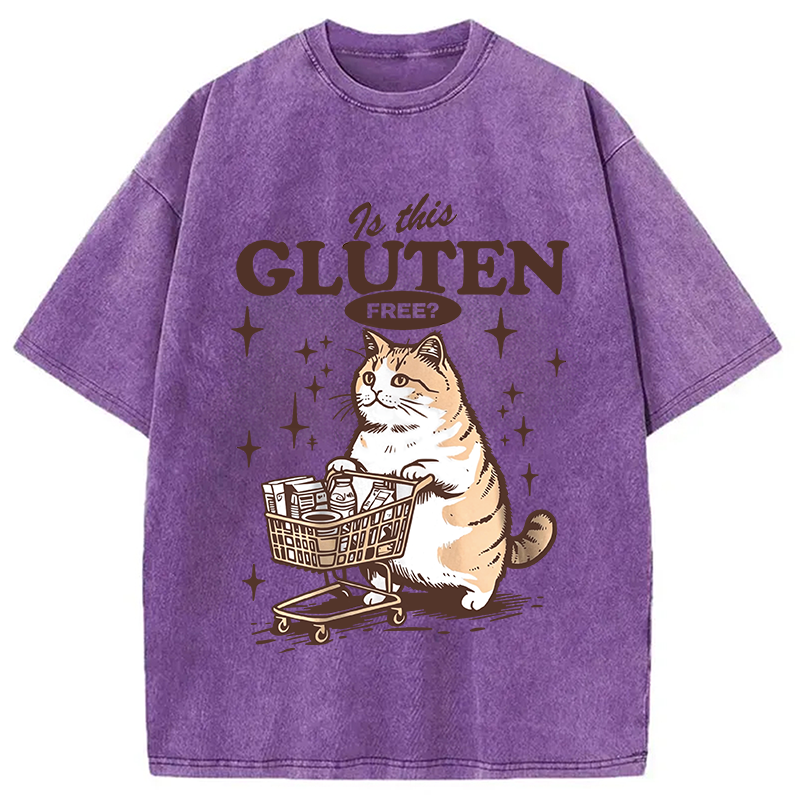 Modecanvas Is This Gluten Free DTG Printing Washed T-Shirt